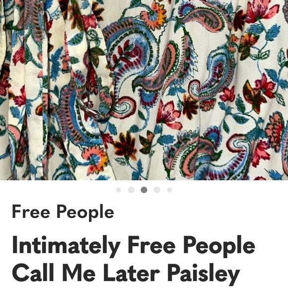 Free People Call Me Later Bodysuit Size Med NWT - Picture 4 of 4